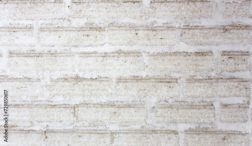 A texture of salt bricks wall