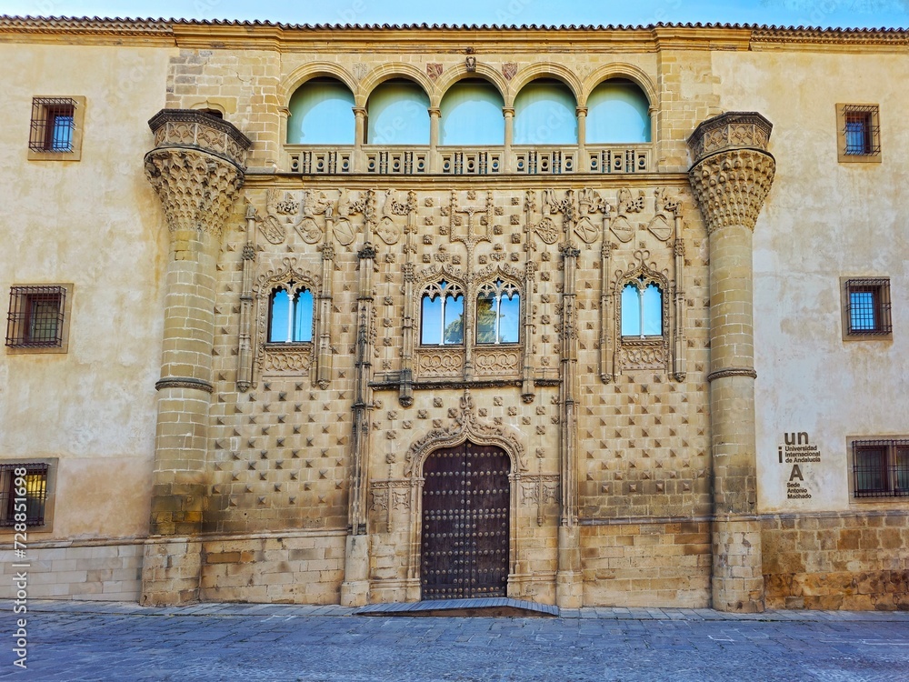 Jabalquinto Palace in Baeza, current headquarters of the International University of Andalusia