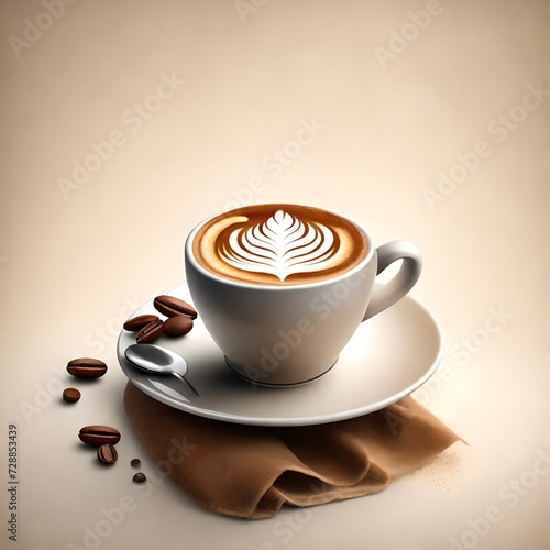 PSD _cappuccino on a transparent background 1