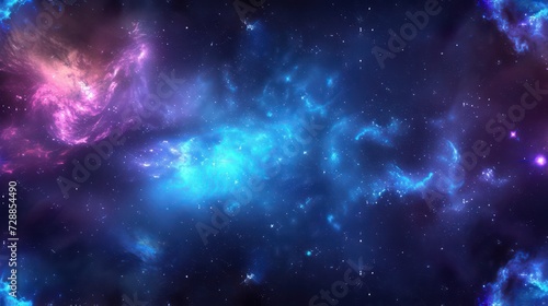 Cosmic nebula illustration design showcasing the wonders of the universe with vibrant colors and cosmic elements