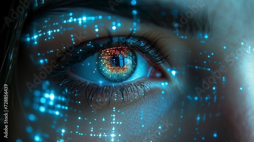 Eye scanning, biometric recognition, future identification technologies