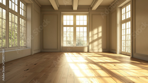 Empty interior room