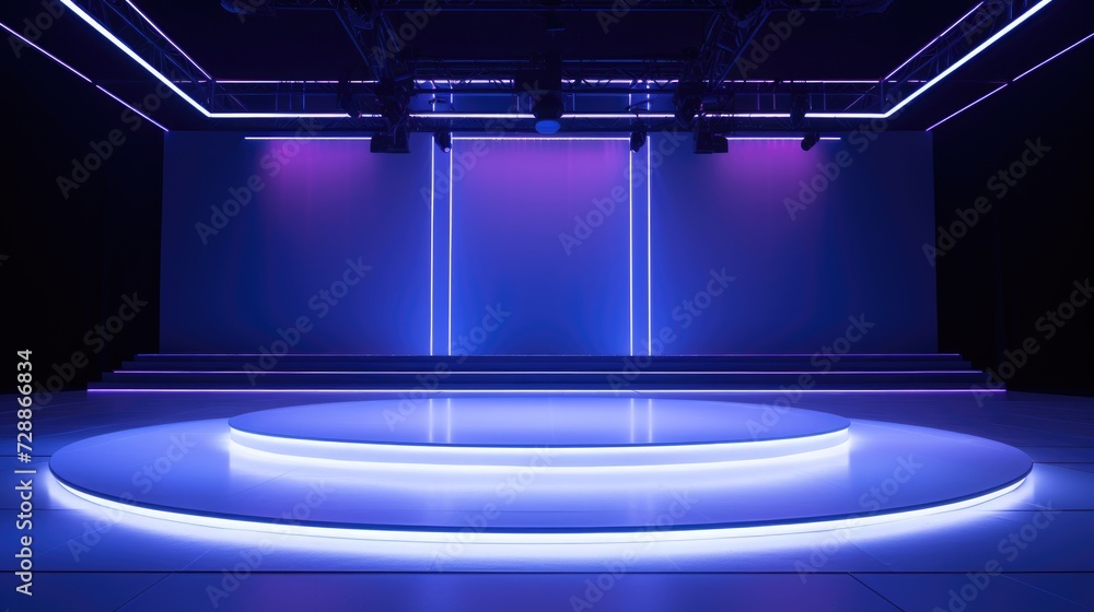 Electrifying stage: mesmerizing scenes LED panels, holographic displays ...