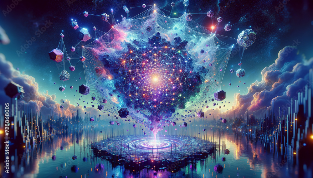 The Enigmatic Web: A Surreal Fusion of AI and Art The Enigmatic Web: A Surreal Fusion of AI and Art