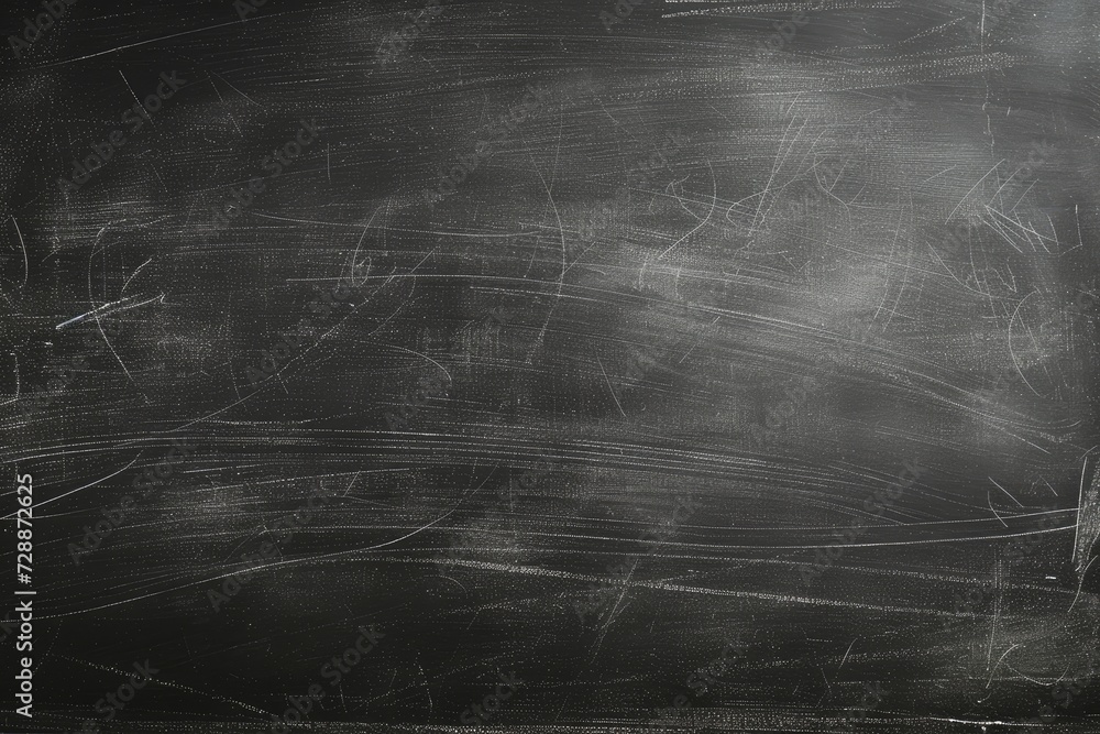 White chalk on an empty blackboard background is used as a background for chalkboards or school boards White chalk on an empty blackboard background is used as a background for chalkboards or school boards