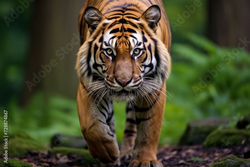 Preserving the magnificence of sumatran tigers. guardians of earths remote corners photo
