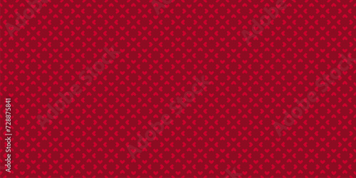 Vector floral seamless pattern. Elegant red minimal ornament in oriental arabesque style. Luxury geometric background with small flower shapes, petals, repeat tiles. Abstract texture. Repeated design