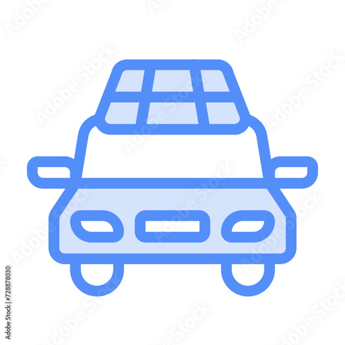 Solar power electric car