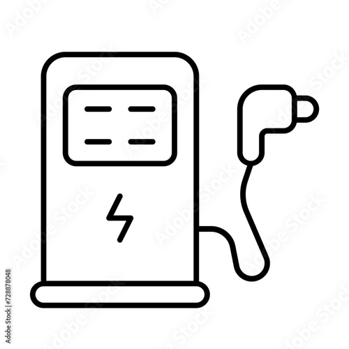 Electric car charging station