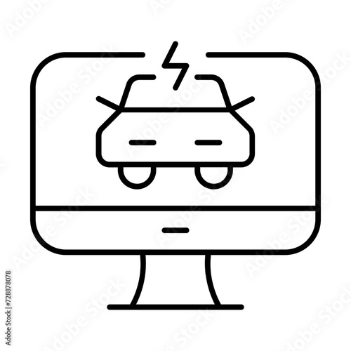 Electric car computer inspection