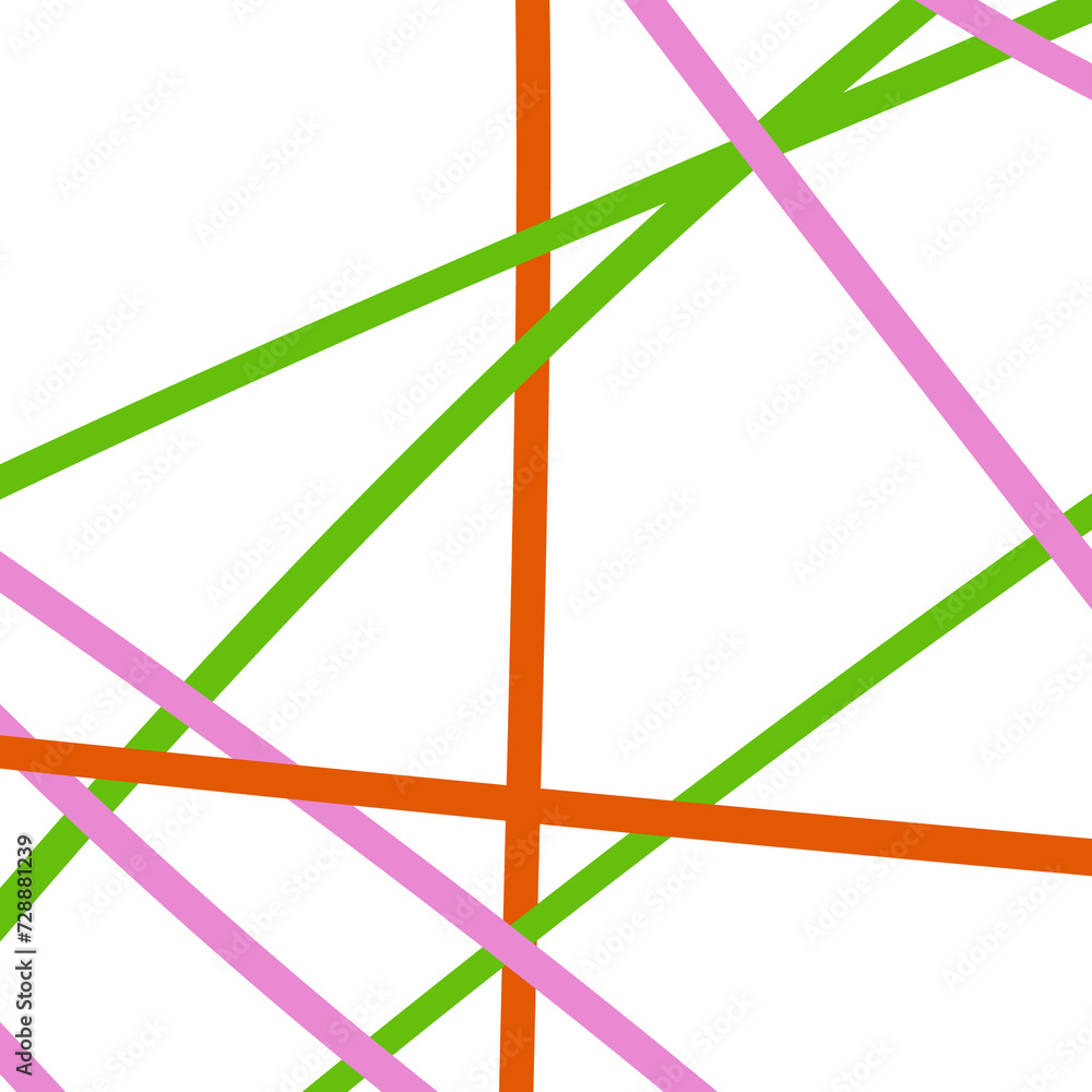Green pink red graphic lines decorative 
