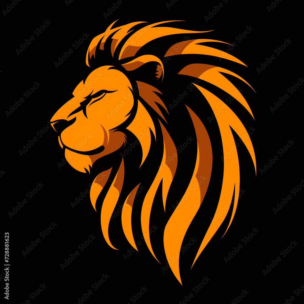 Vibrant Lion Vector Logo