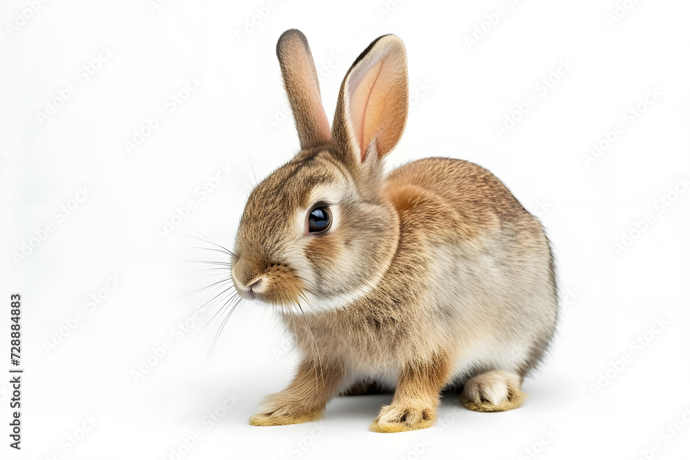 rabbit on white background rabbit on white background