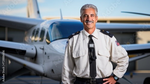 Wallpaper Mural Pilot standing in front of a plane Torontodigital.ca