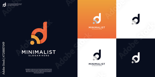 Letter D logo design inspiration.