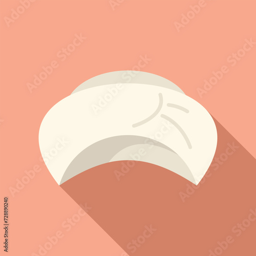 India turban icon flat vector. Ethnic eastern headgear. People islam