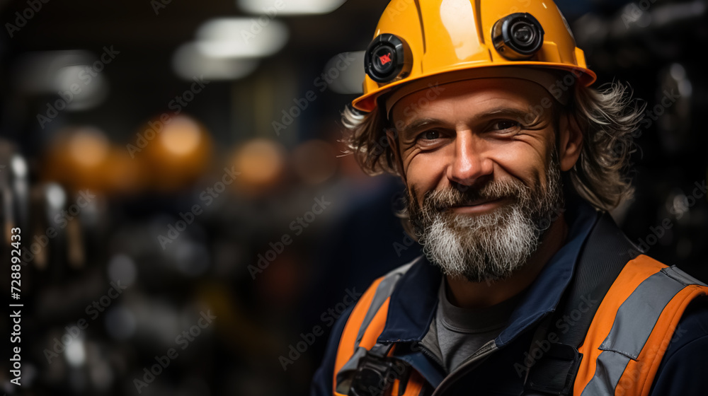 Portrait of Industry maintenance engineer man, construction concept Portrait of Industry maintenance engineer man, construction concept