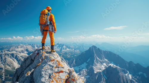 mountain climb, help climber rock