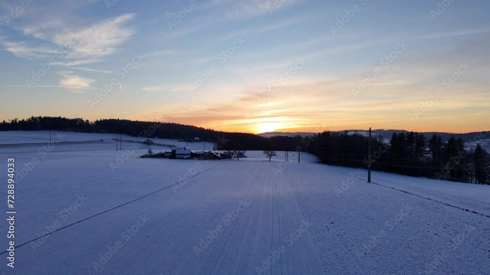 Sunset in Fribourg recorded using DJI Mini 4 Pro Drone at Grand Torry. Sunset in Fribourg recorded using DJI Mini 4 Pro Drone at Grand Torry.