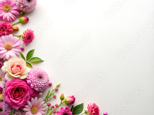floral background with valentines day, women's day, mothers day, weddings, valentines day, women's day, mothers day, weddings © ColorfulArtisansAtic
