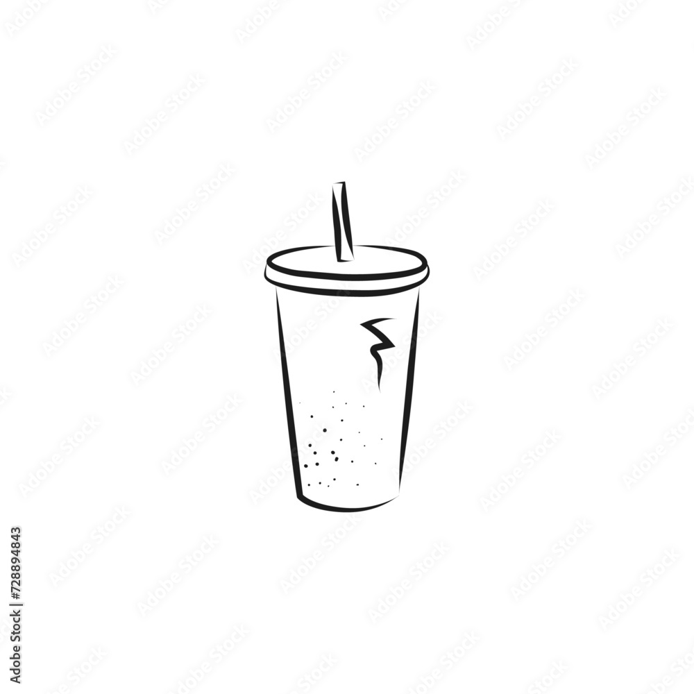 Juice cup vector design Juice cup vector design