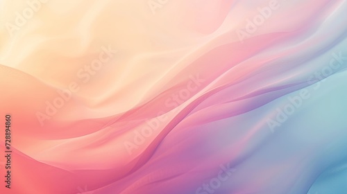 Ethereal Gradient Abstract Background Wallaper: Harmonious Blend of Pink and Blue Hues in Fluid Motion