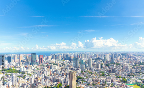 東京再開発が進む品川方面を望む　2023 photo