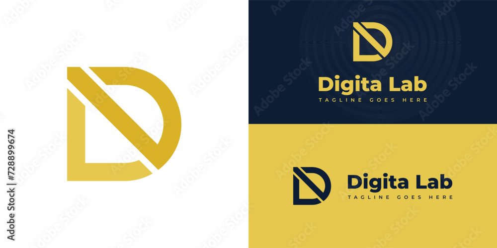Abstract initial letter D and L in yellow color isolated in white, blue, and yellow backgrounds applied for crypto token logo also suitable for the brands or companies that have initial name DL or LD Abstract initial letter D and L in yellow color isolated in white, blue, and yellow backgrounds applied for crypto token logo also suitable for the brands or companies that have initial name DL or LD