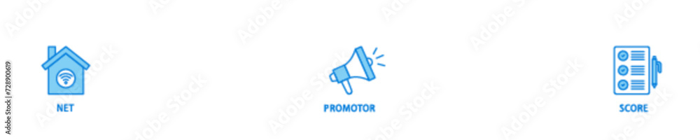 NPS icon set flow process illustrationwhich consists of shopping, customer, rating, like, premium, and store icon live stroke and easy to edit NPS icon set flow process illustrationwhich consists of shopping, customer, rating, like, premium, and store icon live stroke and easy to edit
