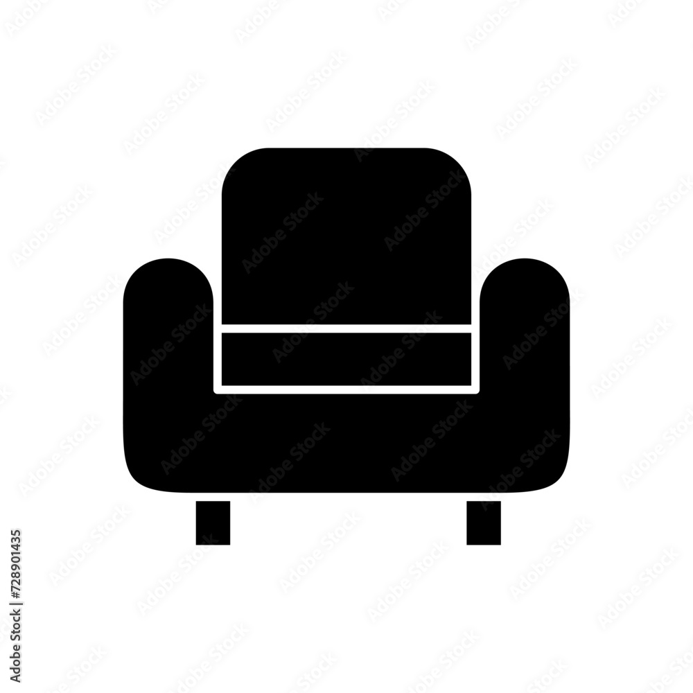 Sofa icon vector. sofa icon illustration Sofa icon vector. sofa icon illustration