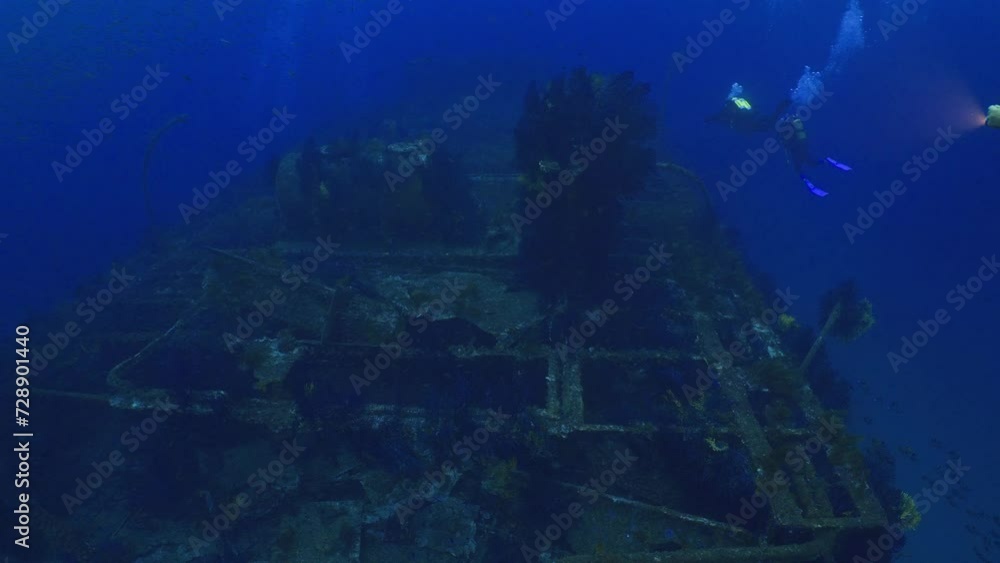 Wreck of the Donator on the Mediterranean Coast of France Wreck of the Donator on the Mediterranean Coast of France