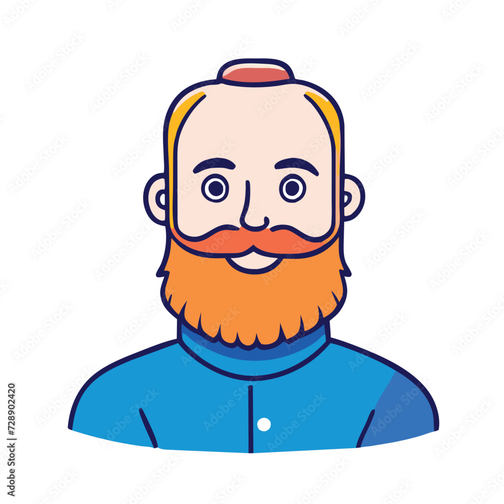 Face Avatar Vector Icon Illustration