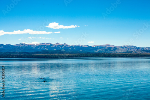 Fototapeta Naklejka Na Ścianę i Meble -  Beautiful scenic view of Lake Nahuel Huapi, San Carlos de Bariloche