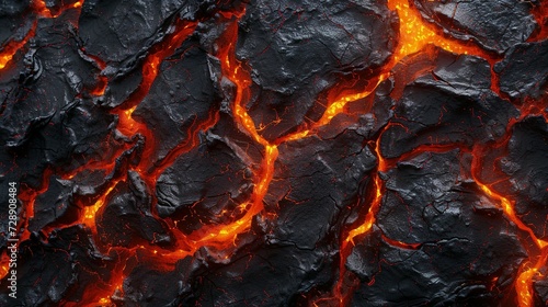 Lava texture fire background rock volcano magma molten hell hot flow flame pattern seamless. Earth lava crack volcanic texture ground fire burn explosion stone liquid black red inferno planet relief