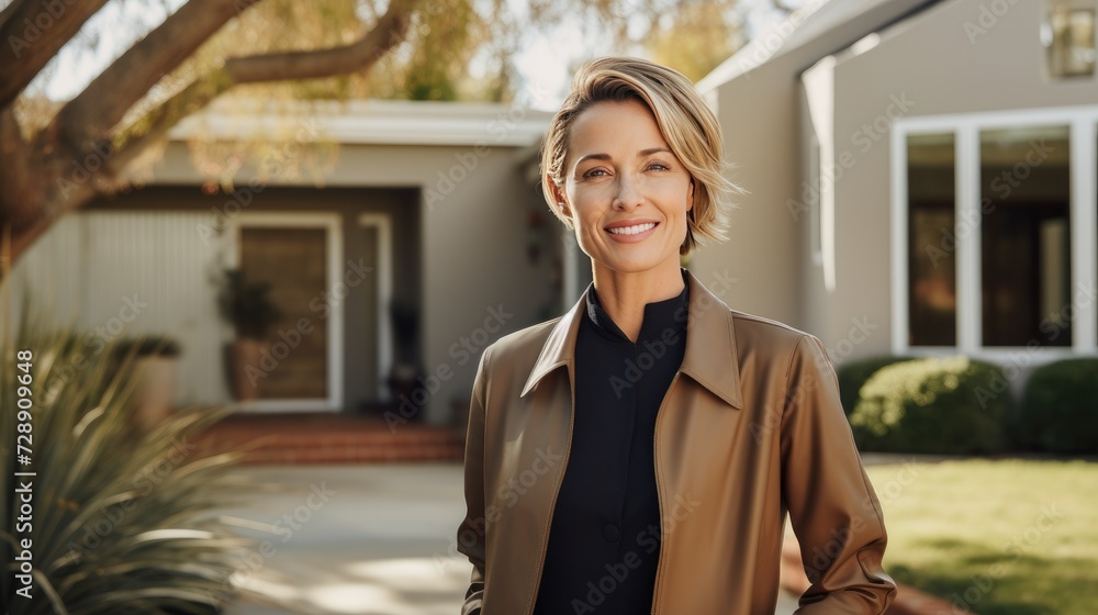 Female real estate agent
Female real estate agent