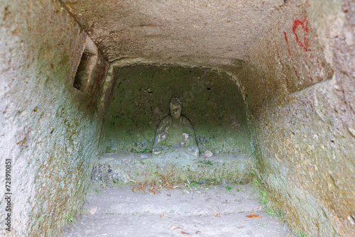 Kannon Statue at Nagaoka Hyakuana Burial Mound, Nagaoka, Utsunomiya, Tochigi, Japan
