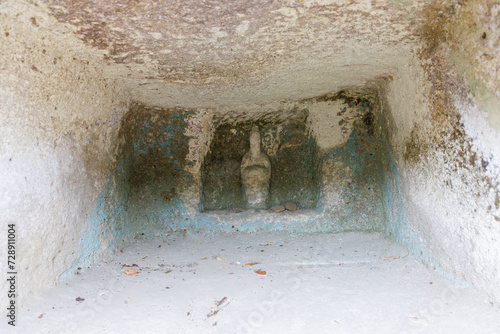 Kannon Statue at Nagaoka Hyakuana Burial Mound, Nagaoka, Utsunomiya, Tochigi, Japan