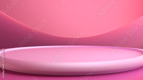 Abstract gradient pink studio background for product presentation 