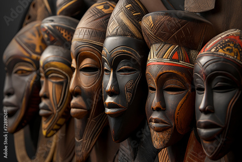 Traditional African Tribal Masks Collection