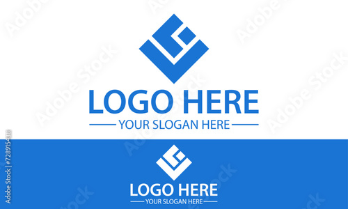 Blue Color Business Corporate Letter L logo Design