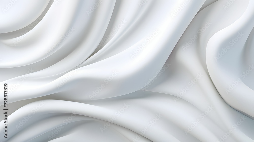 Obraz premium Fabric material in white color