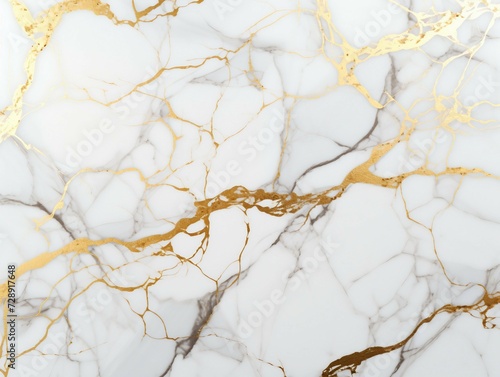 White marble texture with gold veins. Abstract background and texture for design.