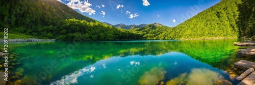 lake in the mountains