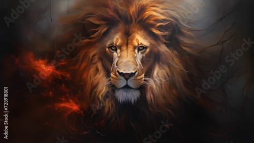 Lion vector illustration © irawan