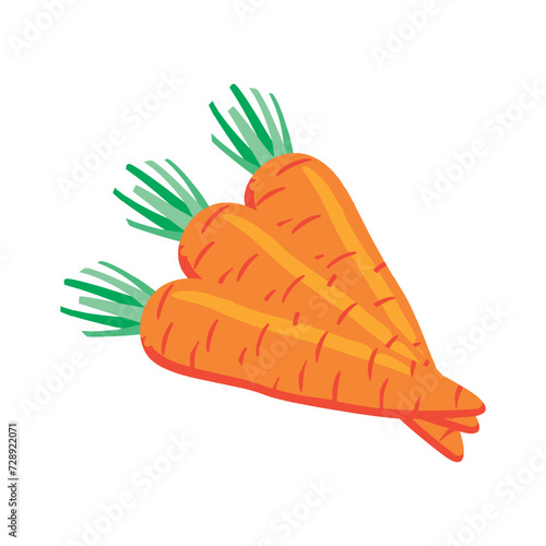 Make a Professional Carrot Wortel Vector photo