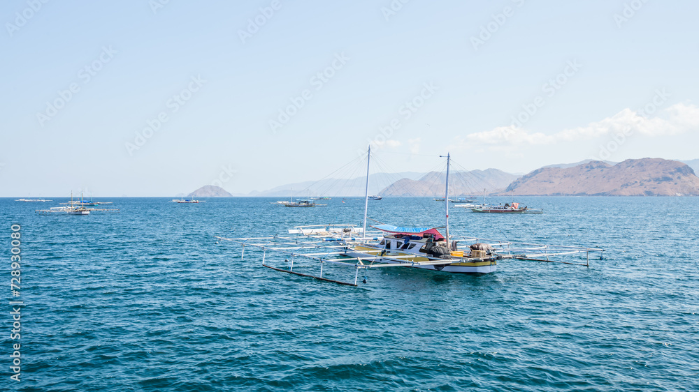 Landscape view at Padar island in Komodo islands, Flores, Indonesia. Landscape view at Padar island in Komodo islands, Flores, Indonesia.