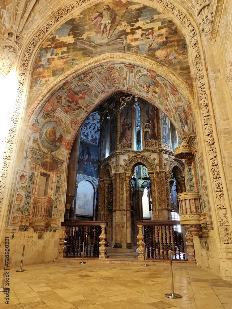 convent of christ Tomar mural paintings interior world heritage