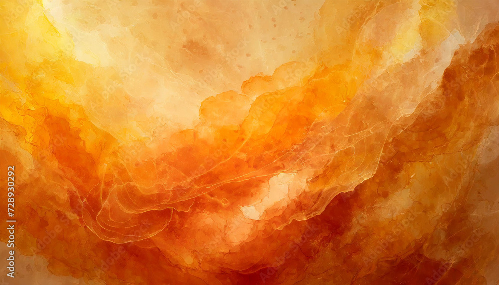  Abstract art orange background with liquid fluid grunge texture. 