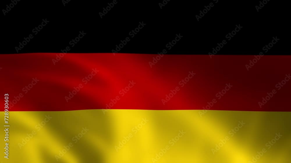 National flag of Germany waving background animation 3d rendered animation National flag of Germany waving background animation 3d rendered animation