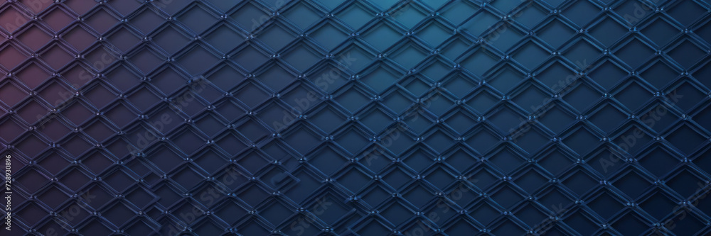 Lattice Shapes in Blue and Dark blue